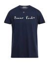 Daniele Alessandrini Homme Man T-shirt Midnight Blue Size L Cotton