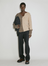 Dolce & Gabbana Asymmetric-neck Patchwork-design Jumper In Brown