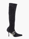Diesel D-eclipse Knee-high Boots In Black