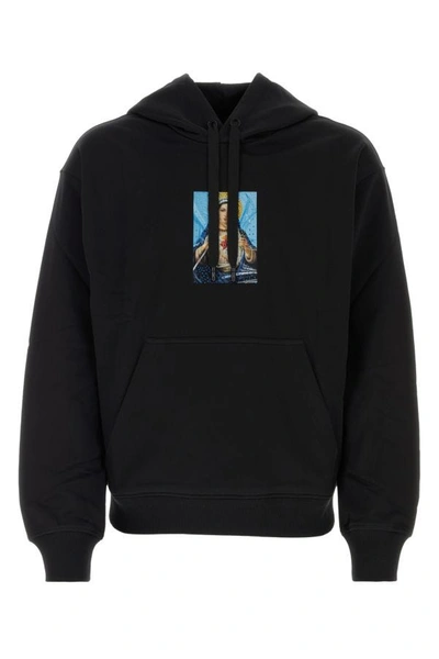 Dolce & Gabbana Man Black Cotton Sweatshirt