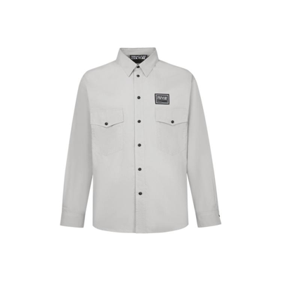 Versace Jeans Couture Long-sleeved Shirt In Grau