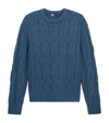 THE KOOPLES WOOL CABLE-KNIT SWEATER