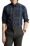 Polo Ralph Lauren Classic Fit Plaid Button-down Oxford Shirt In Green/navy Multi