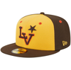 NEW ERA NEW ERA YELLOW LAS VEGAS AVIATORS THEME NIGHTS LAS VEGAS STARS  59FIFTY FITTED HAT