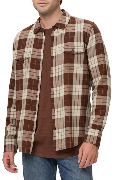 Paige Everett Regular Fit Button Down Shirt In Antique Fossil