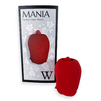 V For Vibes Rose Tongue Vibrator Mania In Red