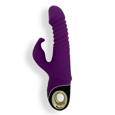 V For Vibes Thrusting Vibrator, Thrusting Dildo Aphrodite In Purple