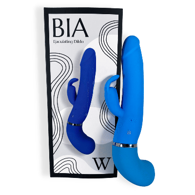 V For Vibes The Best Ejaculating Dildo And Vibrator Bia In Blue