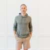 Cozy Earth Men's Ultra-soft Bamboo Hoodie In Green