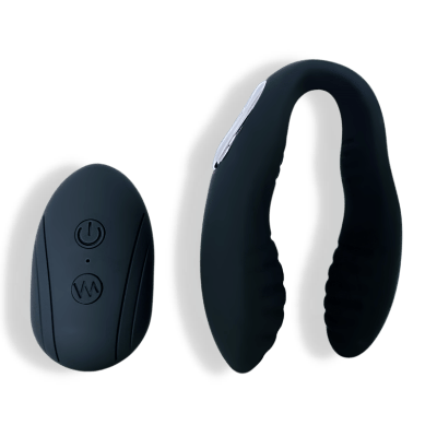 V For Vibes U-shaped, C-shaped Vibrator Hestia In Black