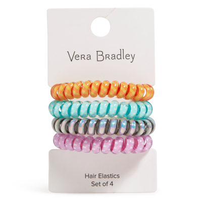 Vera Bradley Spiral Hair Elastics In Multi