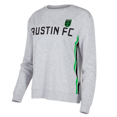 Concepts Sport Gray Austin Fc Cedar Tri-blend Long Sleeve T-shirt