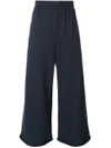 ALEXANDER WANG T T BY ALEXANDER WANG CROPPED TAILORED TROUSERS - BLUE,4C274702A412194226