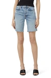 Rag & Bone Raw Hem Denim Bermuda Shorts In Mallory