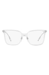 BURBERRY ELIZABETH 52MM SQUARE OPTICAL GLASSES