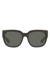 Costa Del Mar Waterwoman 58mm Square Sunglasses In Matte Black