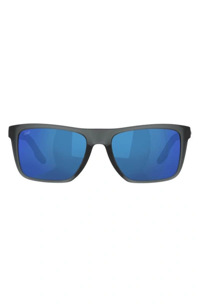 Costa Del Mar Mainsail 06s9107 910705 55 Rectangle Polarized Sunglasses In Blue