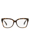 MICHAEL KORS PALAWAN 54MM SQUARE OPTICAL GLASSES