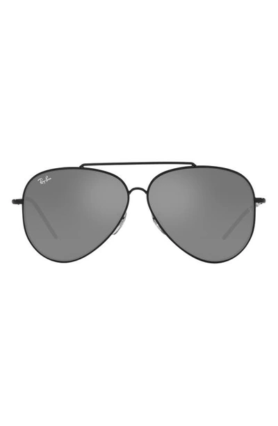 Ray Ban Men's Rbr0101s 59mm Reverse Aviator Sunglasses In Black