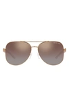 Michael Kors Woman Sunglass Mk1121 Chianti In Caramel Silver Flash
