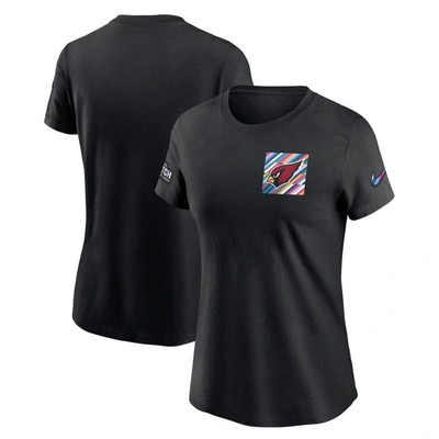 Nike Arizona Cardinals Crucial Catch Sideline  Women's Nfl T-shirt In Black
