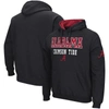 Colosseum Black Alabama Crimson Tide Sunrise Pullover Hoodie In Black