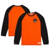 MITCHELL & NESS MITCHELL & NESS ORANGE OKLAHOMA STATE COWBOYS LEGENDARY SLUB RAGLAN LONG SLEEVE T-SHIRT