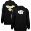 FISLL FISLL BLACK SOUTHERN UNIVERSITY JAGUARS OVERSIZED STRIPES PULLOVER HOODIE