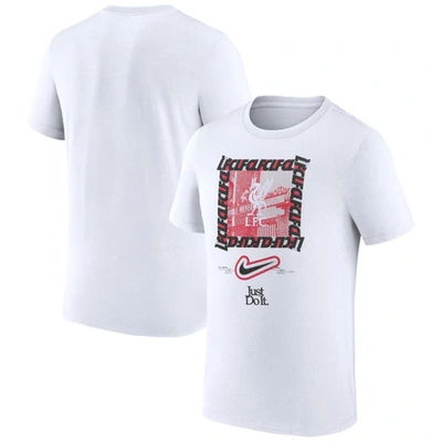 Nike Liverpool Fc  Men's Dna T-shirt In White