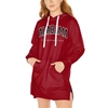 GAMEDAY COUTURE GAMEDAY COUTURE CRIMSON ALABAMA CRIMSON TIDE TAKE A KNEE RAGLAN HOODED SWEATSHIRT DRESS