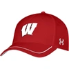 UNDER ARMOUR YOUTH UNDER ARMOUR RED WISCONSIN BADGERS BLITZING ACCENT PERFORMANCE ADJUSTABLE HAT