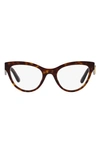 DOLCE & GABBANA 52MM BUTTERFLY OPTICAL GLASSES