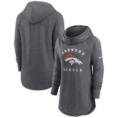 Nike Women's Team (nfl Denver Broncos) Pullover Hoodie In Grey