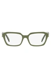 PRADA 52MM SQUARE OPTICAL GLASSES