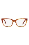 PRADA 54MM RECTANGULAR OPTICAL GLASSES