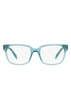 PRADA 52MM RECTANGULAR OPTICAL GLASSES