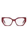 PRADA 54MM SQUARE OPTICAL GLASSES