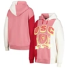Gameday Couture Women's  Cardinal Usc Trojans Hall Of Fame Colorblock Pullover Hoodie In Cardinal
