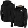 Dunbrooke Men's  Black, Realtree Camo Miami Dolphins Decoy Tech Fleece Full-zip Hoodie In Black