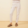 Monrow Cargo Sweaterpants In Bone In Bone