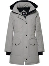 Canada Goose 'trillium' Long Length Hooded Parka With Adjustable Hood In Grey
