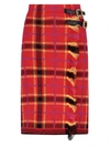 Cormio Eve Super-fine Knitted Skirt In Red