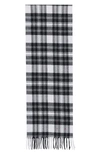 Destin Checked Scarf In Black