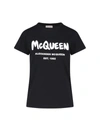 Alexander Mcqueen T-shirts In Black