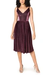 Dress The Population Haley Dress In Fuchsia Multi