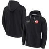 Fanatics Signature Unisex  Black Atlanta Hawks Super Soft Fleece Pullover Hoodie In Black
