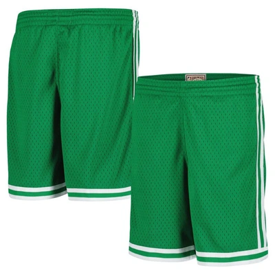 Mitchell & Ness Kids' Big Boys  Green Boston Celtics Hardwood Classics Swingman Shorts