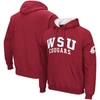 COLOSSEUM COLOSSEUM CRIMSON WASHINGTON STATE COUGARS DOUBLE ARCH PULLOVER HOODIE