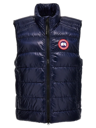 Canada Goose Crofton Quilted Nylon Down Vest In Black