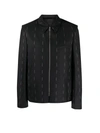 GIVENCHY WOOL BLAZER WITH ALL-OVER LOGO PRINT